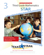 Texas STAAR 3rd Grade Math Student Workbook Sample w/Answers
