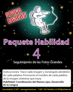 Spanish Edition Astronaut Series A-04 Tracing Large Pictures